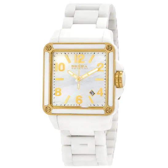 Original Brera Orologi Stella Mother of Pearl Dial White Ceramic Ladies Watch BWST2CWHYGN JMS always Watches Original Brera Orologi Stella Mother of Pearl Dial White Ceramic Ladies Watch BWST2CWHYGN JMS always Watches
