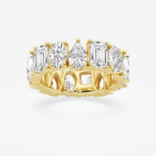 Original Brilliant Diamond 8 14 cttw MultiShape Lab Grown Diamond Eternity Band in 14KT Yellow Gold GVSSI JMS always Rings Original Brilliant Diamond 8 14 cttw MultiShape Lab Grown Diamond Eternity Band in 14KT Yellow Gold GVSSI JMS always Rings