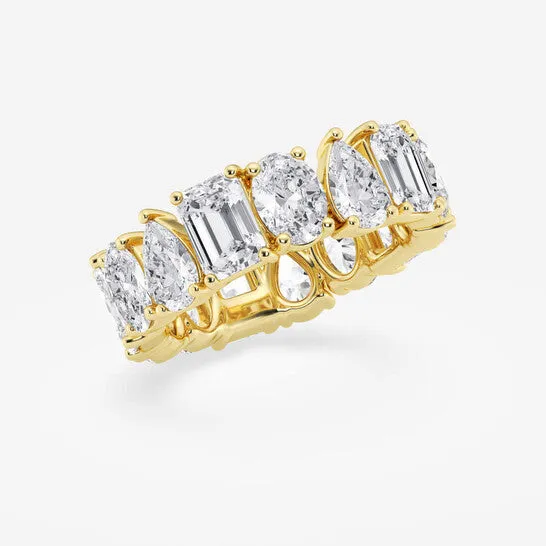 Original Brilliant Diamond 8 14 cttw MultiShape Lab Grown Diamond Eternity Band in 14KT Yellow Gold GVSSI JMS always Rings Original Brilliant Diamond 8 14 cttw MultiShape Lab Grown Diamond Eternity Band in 14KT Yellow Gold GVSSI JMS always Rings