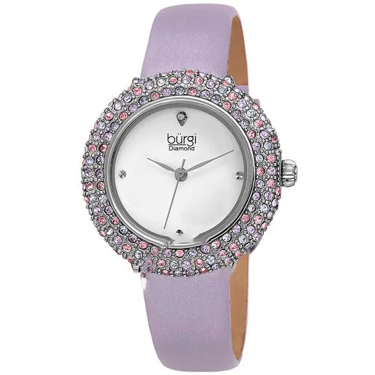 Original Burgi White Dial Ladies Watch BUR227LB JMS always Watches
