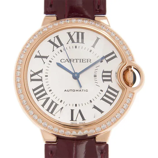 Original Cartier Ballon Bleu Silvered Sunray Dial Automatic Ladies 18kt Rose Gold Watch WJBB0034 JMS always Watches Original Cartier Ballon Bleu Silvered Sunray Dial Automatic Ladies 18kt Rose Gold Watch WJBB0034 JMS always Watches