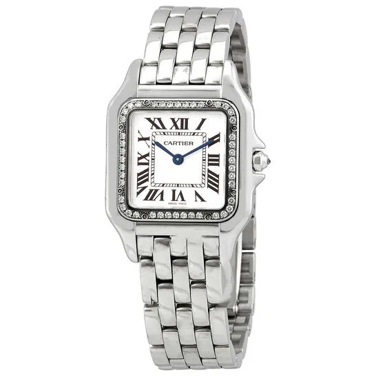 Original Cartier Panthere de Cartier Silver Dial 18kt White Gold Ladies Watch WJPN0007 JMS always Watches Original Cartier Panthere de Cartier Silver Dial 18kt White Gold Ladies Watch WJPN0007 JMS always Watches