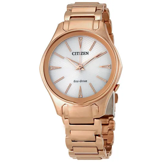 Original Citizen Modena White Dial Rose Goldtone Ladies Watch EM059356A JMS always Rings Original Citizen Modena White Dial Rose Goldtone Ladies Watch EM059356A JMS always Rings