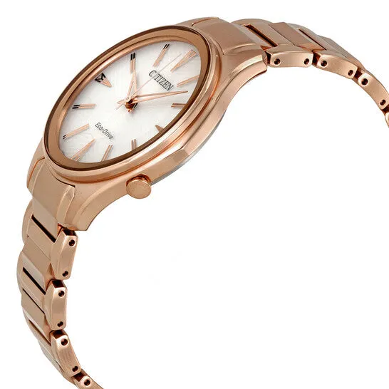 Original Citizen Modena White Dial Rose Goldtone Ladies Watch EM059356A JMS always Rings Original Citizen Modena White Dial Rose Goldtone Ladies Watch EM059356A JMS always Rings