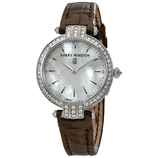 Original Harry Winston Premier White Mother Of Pearl Dial Ladies Diamond Watch PRNQHM31WW001 JMS always Watches Original Harry Winston Premier White Mother Of Pearl Dial Ladies Diamond Watch PRNQHM31WW001 JMS always Watches