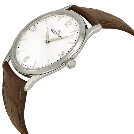 Original Jaeger Le Coultre Master Ultra Thin Silver Dial Brown Leather Mens Watch Q1348420 JMS always Watches Original Jaeger Le Coultre Master Ultra Thin Silver Dial Brown Leather Mens Watch Q1348420 JMS always Watches