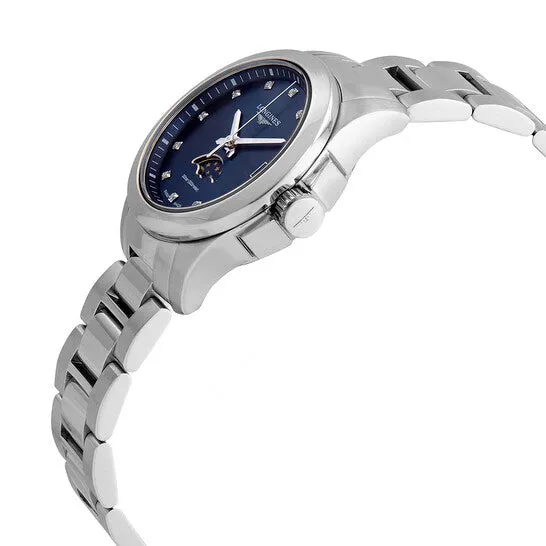 Original Longines Conquest Quartz Diamond Ladies Moon Phase Watch L33804976 JMS always Watches Original Longines Conquest Quartz Diamond Ladies Moon Phase Watch L33804976 JMS always Watches