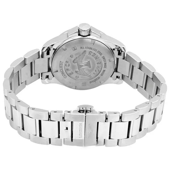 Original Longines Conquest Quartz Diamond Ladies Moon Phase Watch L33804976 JMS always Watches Original Longines Conquest Quartz Diamond Ladies Moon Phase Watch L33804976 JMS always Watches