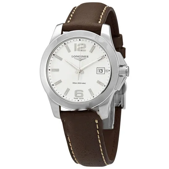 Original Longines Conquest Quartz Silver Dial Ladies Watch L33774765 JMS always Watches Original Longines Conquest Quartz Silver Dial Ladies Watch L33774765 JMS always Watches