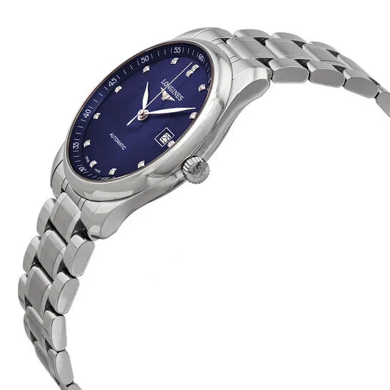 Original Longines Master Collection Automatic Chronometer Diamond Blue Dial Unisex Watch L27934976 JMS always Watches Original Longines Master Collection Automatic Chronometer Diamond Blue Dial Unisex Watch L27934976 JMS always Watches