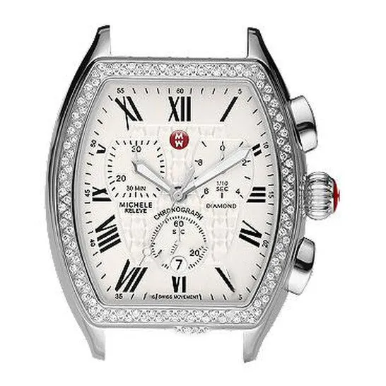 Original Michele Releve Mother of Pearl Dial Diamond Stainless Steel Watch Head MW19A01A1001 JMS always Necklaces Original Michele Releve Mother of Pearl Dial Diamond Stainless Steel Watch Head MW19A01A1001 JMS always Necklaces