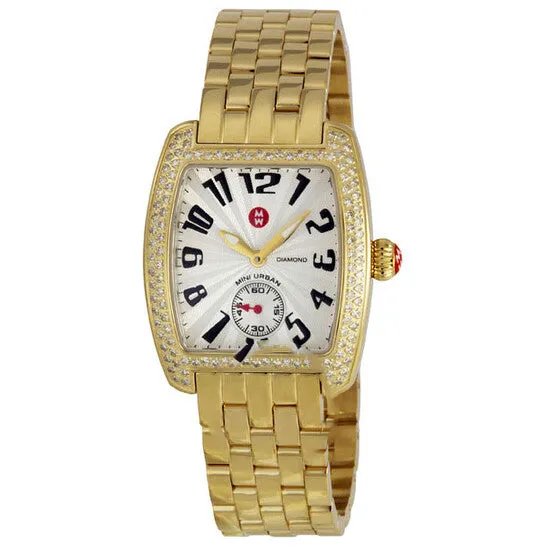 Original Michele Urban Mini Goldtone Diamond Ladies Watch MWW02A000064 JMS always Rings Original Michele Urban Mini Goldtone Diamond Ladies Watch MWW02A000064 JMS always Rings