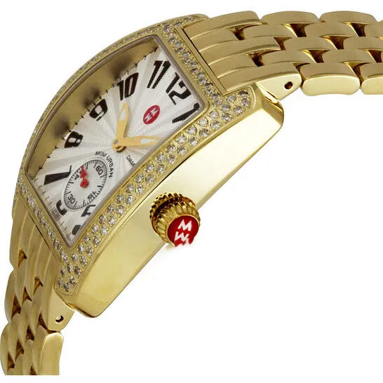 Original Michele Urban Mini Goldtone Diamond Ladies Watch MWW02A000064 JMS always Rings Original Michele Urban Mini Goldtone Diamond Ladies Watch MWW02A000064 JMS always Rings