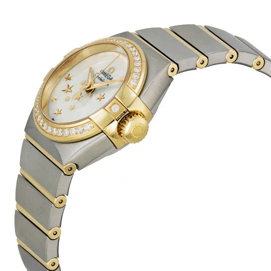 Original Omega Constellation Mother of Pearl Stainless Steel and Yellow Gold Ladies Watch 12325272005001 JMS always Necklaces Original Omega Constellation Mother of Pearl Stainless Steel and Yellow Gold Ladies Watch 12325272005001 JMS always Necklaces