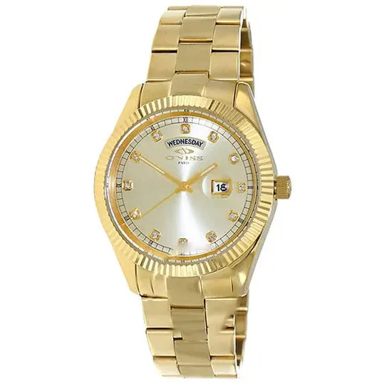 Original Oniss ONZ3881 Goldtone Dial Mens Watch ON3881MGG JMS always Rings Original Oniss ONZ3881 Goldtone Dial Mens Watch ON3881MGG JMS always Rings