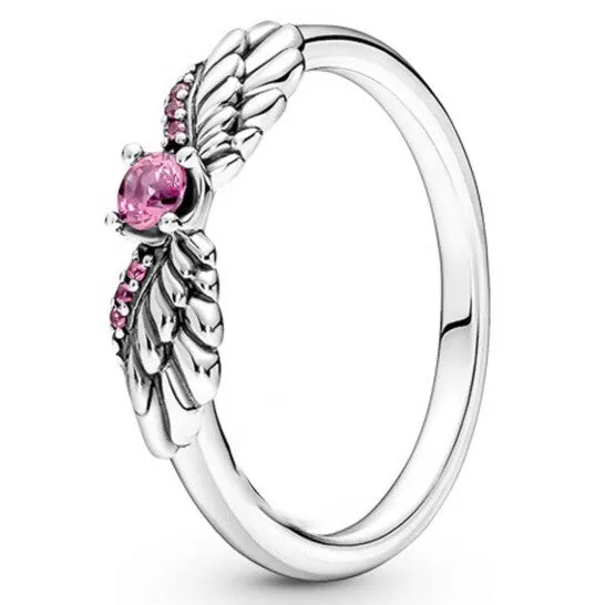 Original Pandora Ladies Angel Wings Sparkling Sterling Silver Ring JMS always Rings Original Pandora Ladies Angel Wings Sparkling Sterling Silver Ring JMS always Rings