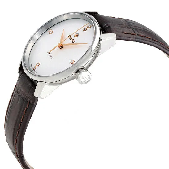 Original Rado Coupole Classic Automatic Silver Dial Ladies Leather Watch R22862725 JMS always Watches Original Rado Coupole Classic Automatic Silver Dial Ladies Leather Watch R22862725 JMS always Watches