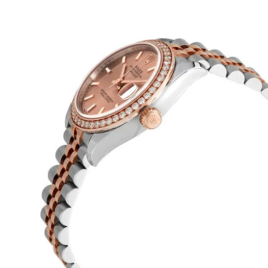 Original Rolex Datejust Rose Diamond Dial Automatic Ladies Steel and Everose Gold Jubilee Watch 278381PSJ JMS always Earrings Original Rolex Datejust Rose Diamond Dial Automatic Ladies Steel and Everose Gold Jubilee Watch 278381PSJ JMS always Earrings