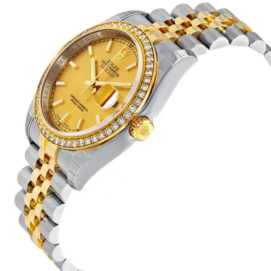 Original Rolex Oyster Perpetual Datejust 36 Champagne Dial Stainless Steel and 18K Yellow Gold Jubilee Bracelet Automatic Ladies Watch 116243CSJ JMS always Bracelets Original Rolex Oyster Perpetual Datejust 36 Champagne Dial Stainless Steel and 18K Yellow Gold Jubilee Bracelet Automatic Ladies Watch 116243CSJ JMS always Bracelets