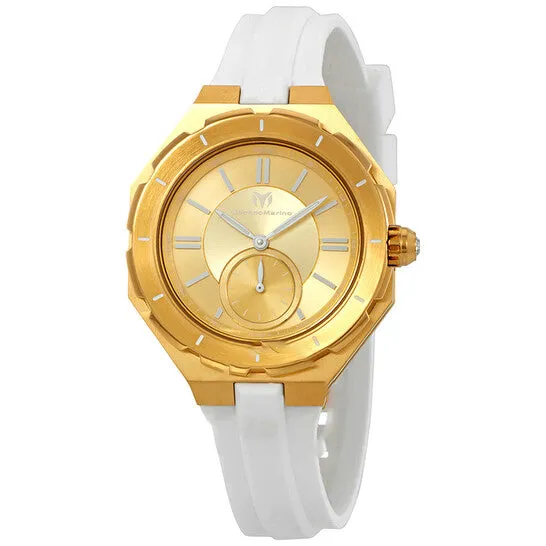 Original Technomarine Cruise Sea Gold Dial Ladies Watch TM118005 JMS always Watches Original Technomarine Cruise Sea Gold Dial Ladies Watch TM118005 JMS always Watches