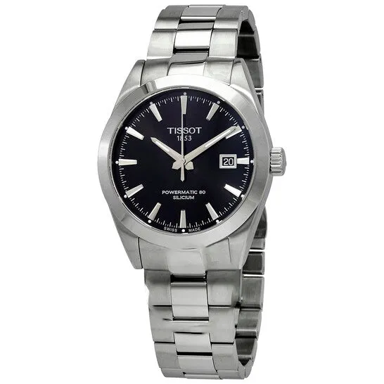 Original Tissot Gentleman Powermatic 80 Automatic Black Dial Watch T1274071105100 JMS always Watches Original Tissot Gentleman Powermatic 80 Automatic Black Dial Watch T1274071105100 JMS always Watches