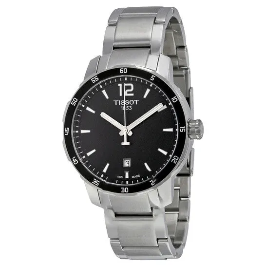 Original Tissot Quickster Black Dial Stainless Steel Mens Watch T0954101105700 JMS always Bracelets Original Tissot Quickster Black Dial Stainless Steel Mens Watch T0954101105700 JMS always Bracelets