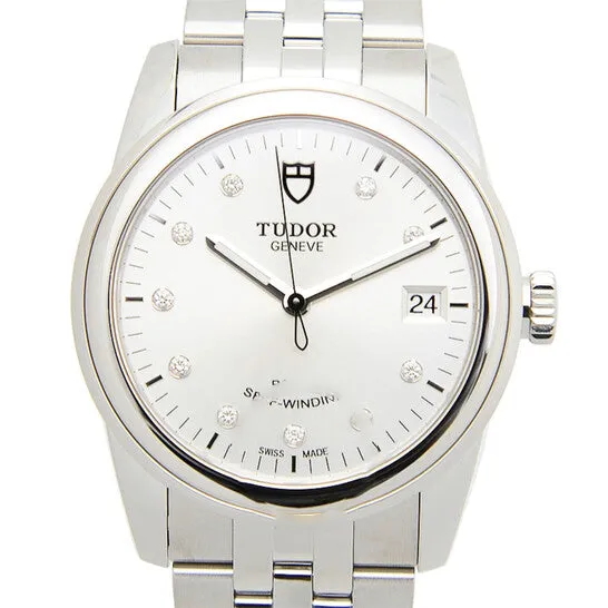 Original Tudor Glamour Date 36 Automatic Diamond Silver Dial Unisex Watch 550000006 JMS always Watches Original Tudor Glamour Date 36 Automatic Diamond Silver Dial Unisex Watch 550000006 JMS always Watches