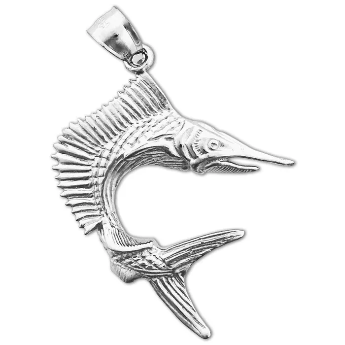 PreStyled Sets Goldia 14K Gold 3D Sailfish Pendant