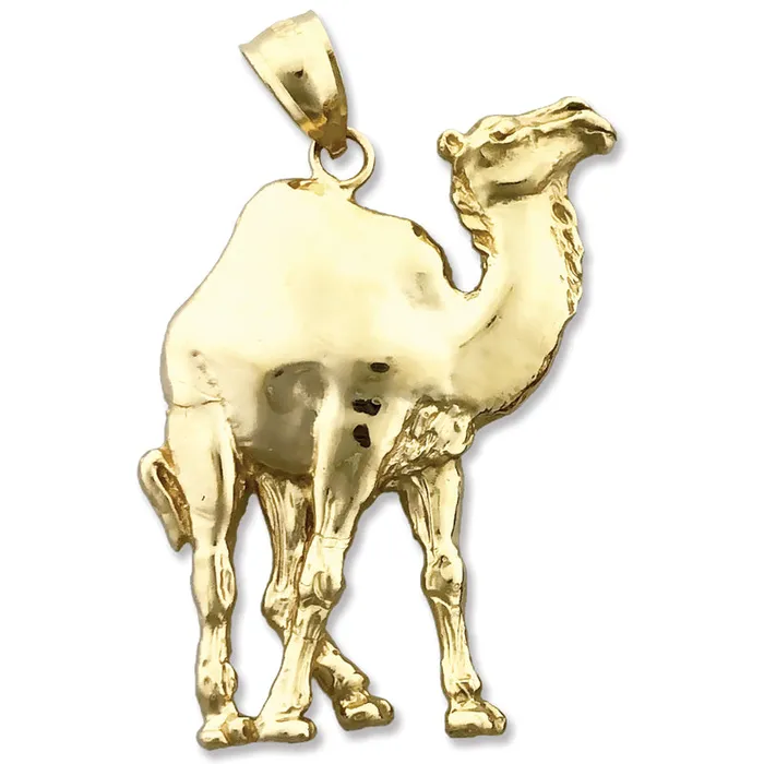 PreStyled Sets Goldia 14K Gold 36MM Camel Pendant