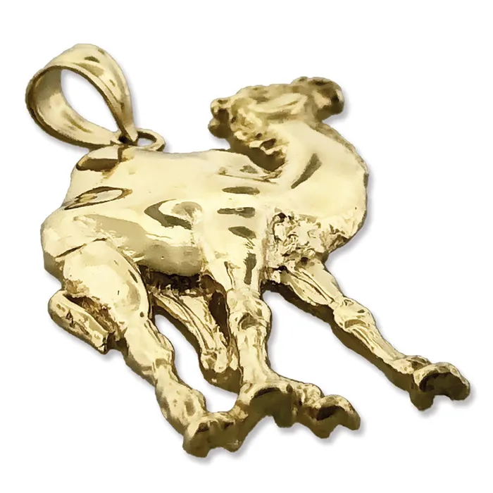 PreStyled Sets Goldia 14K Gold 36MM Camel Pendant
