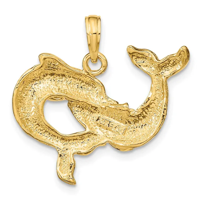 PreStyled Sets Goldia 14k Yellow Gold Dolphins Pendant