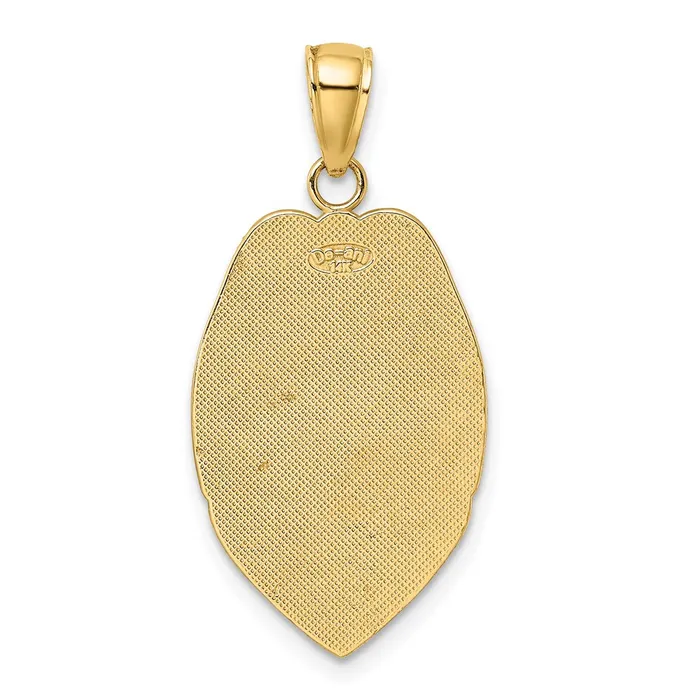 PreStyled Sets Goldia 14k Yellow Gold Polished Police Badge Pendant