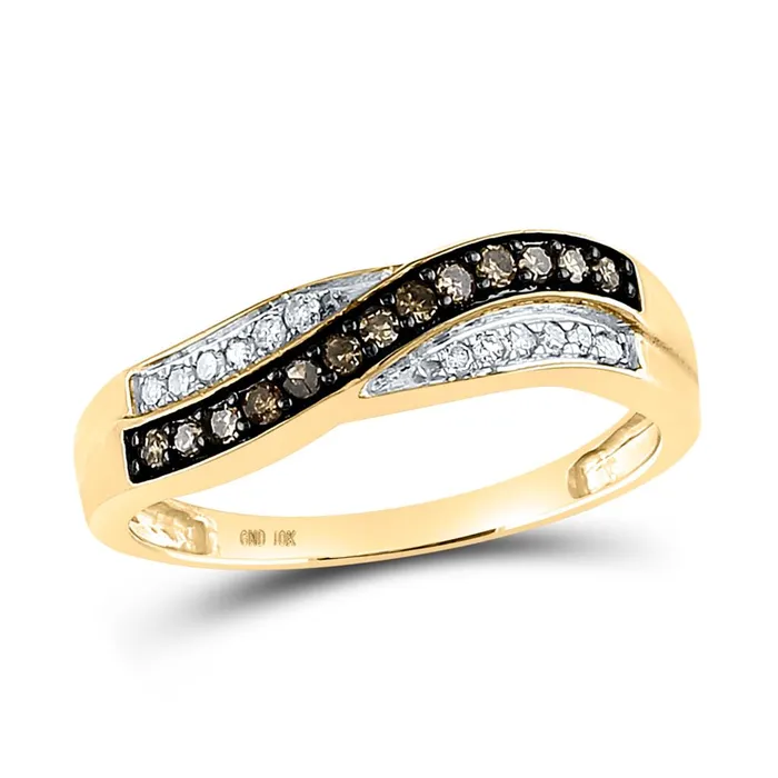 Rings gndatlanta 14CTWDiamond NATURAL BROWN RING