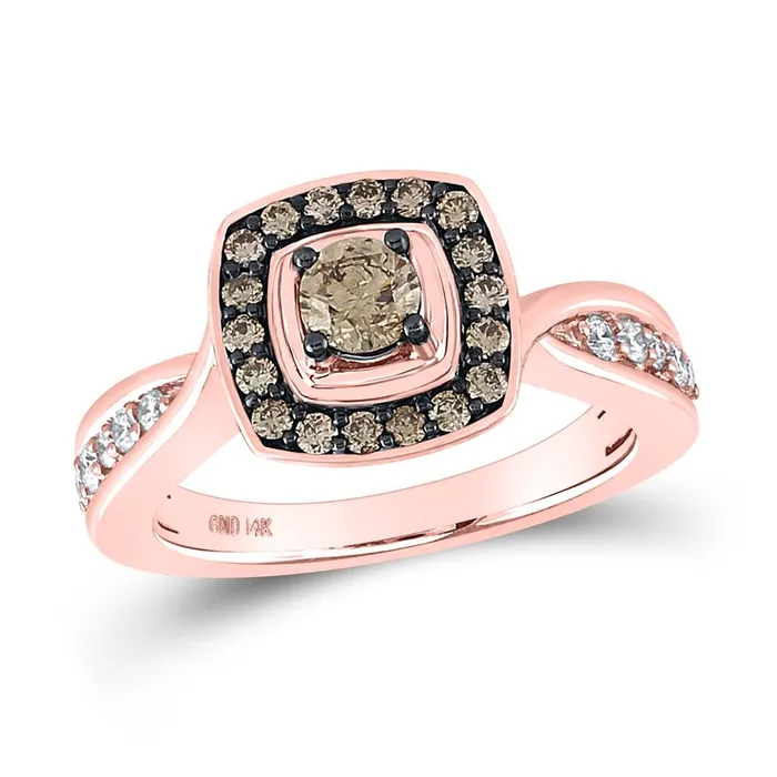 Rings gndatlanta 34CTWDiamond 13CTCBROWN RING