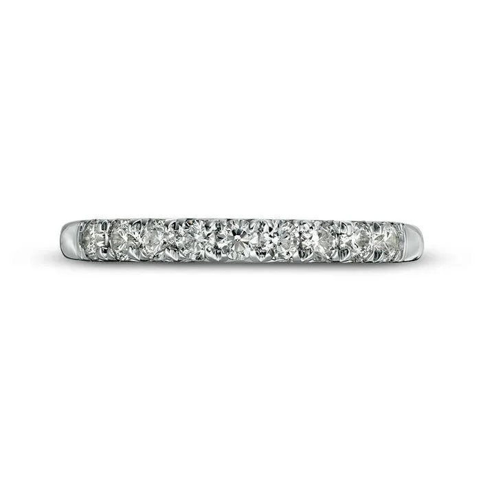 Rings Goldia 038 CT TW Natural Diamond Nine Stone Anniversary Band in Solid 10K White Gold Rings Goldia 038 CT TW Natural Diamond Nine Stone Anniversary Band in Solid 10K White Gold