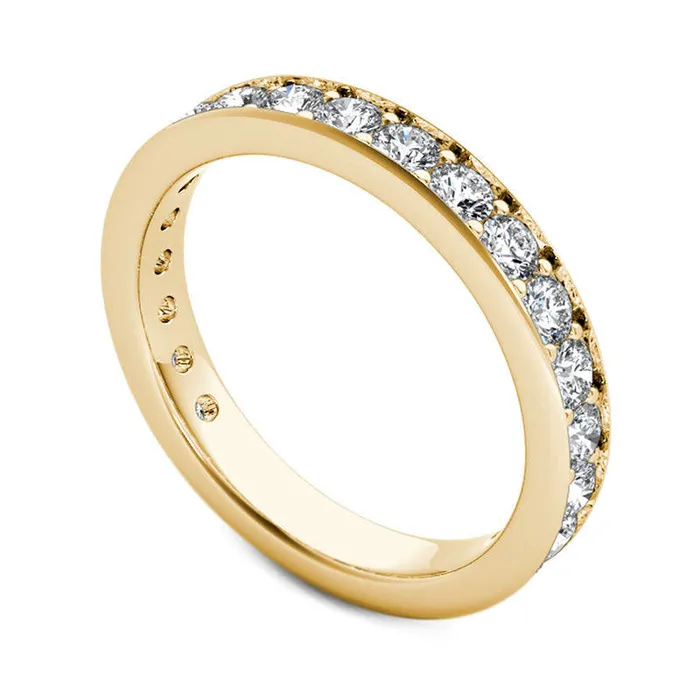Rings Goldia 10 CT TW Natural Diamond Wedding Band in Solid 10K Yellow Gold Rings Goldia 10 CT TW Natural Diamond Wedding Band in Solid 10K Yellow Gold