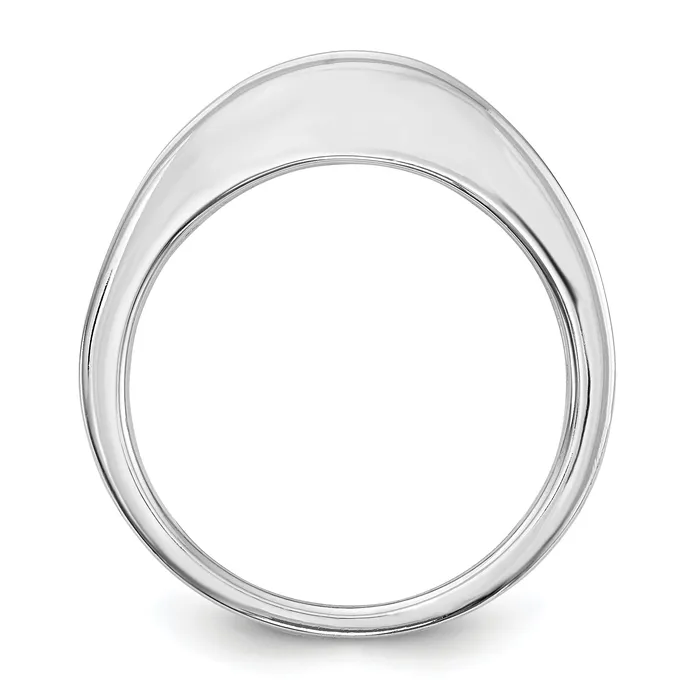 Rings Goldia 115ct CZ Solid Real 14k White Gold Wedding Wedding Band Ring