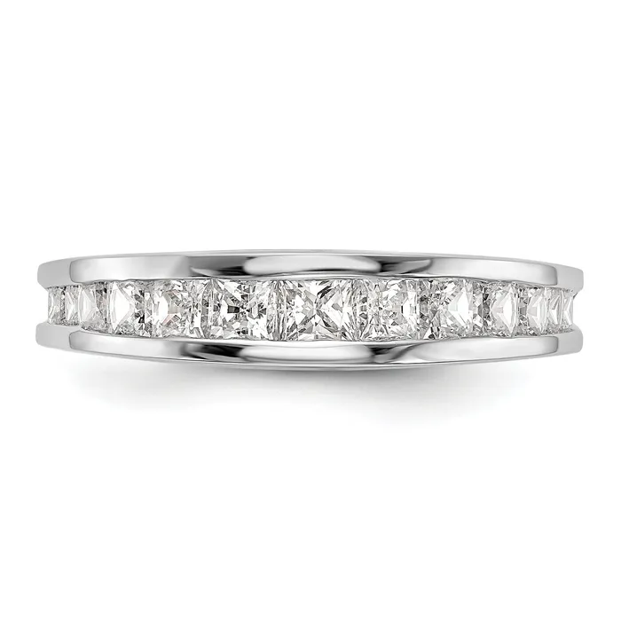 Rings Goldia 115ct CZ Solid Real 14k White Gold Wedding Wedding Band Ring
