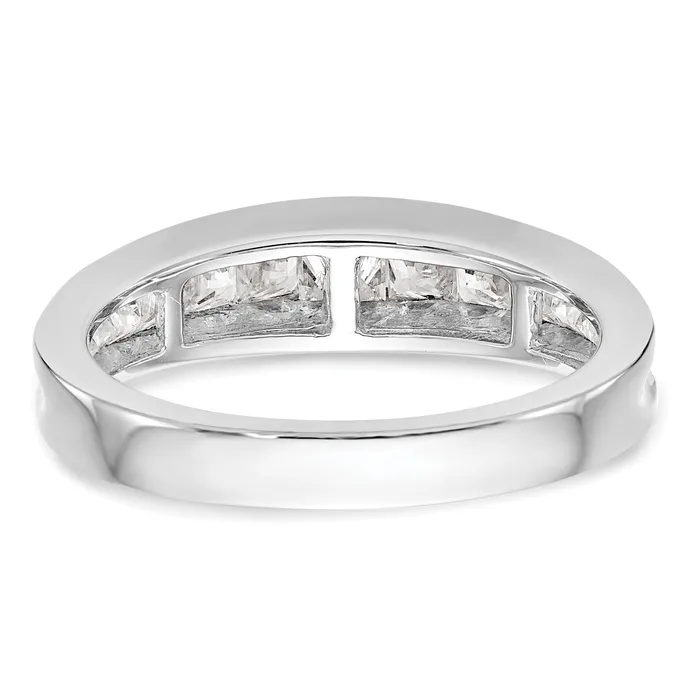 Rings Goldia 115ct CZ Solid Real 14k White Gold Wedding Wedding Band Ring