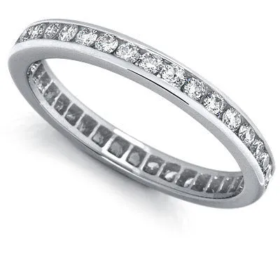 Rings Goldia 12 ct tw Channel Set Diamond Eternity Band Ring 14K White Gold Rings Goldia 12 ct tw Channel Set Diamond Eternity Band Ring 14K White Gold
