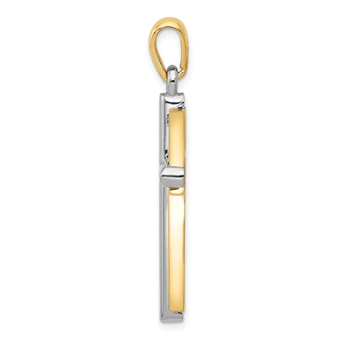 Rings Goldia 14k Twotone Gold Cross Pendant
