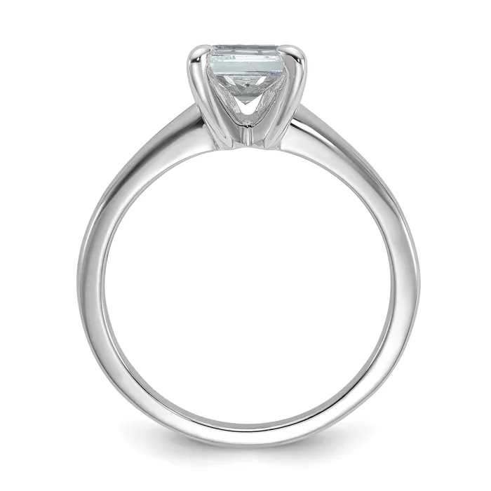 Rings Goldia 14k White Gold 1 12 Ct Certified Lab Grown Diamond VSSI G Emerald Solitare Engagement Ring