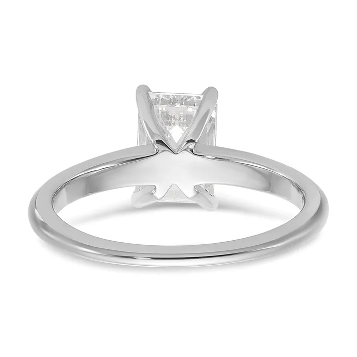 Rings Goldia 14k White Gold 1 12 Ct Certified Lab Grown Diamond VSSI G Emerald Solitare Engagement Ring