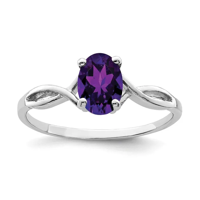 Rings Goldia 14k White Gold Amethyst ring