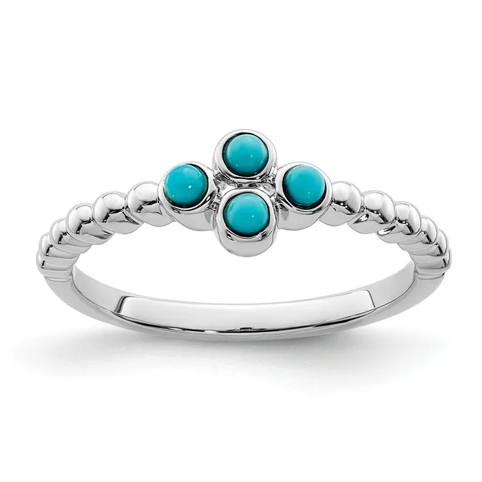 Rings Goldia 14k White Gold Turquoise Ring