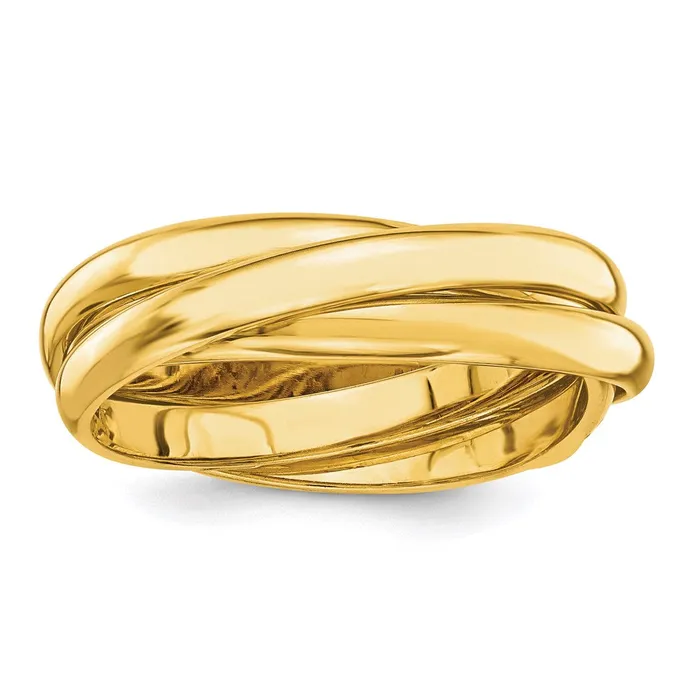 Rings Goldia 14K Yellow Gold Polished Rolling Ring
