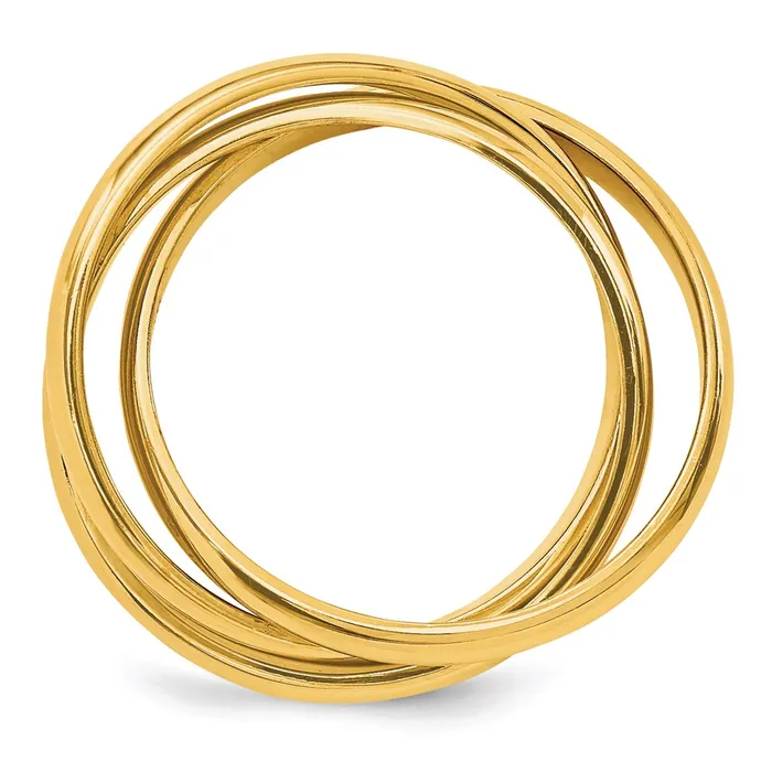 Rings Goldia 14K Yellow Gold Polished Rolling Ring