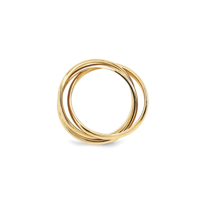 Rings Goldia 14K Yellow Gold Polished Rolling Ring