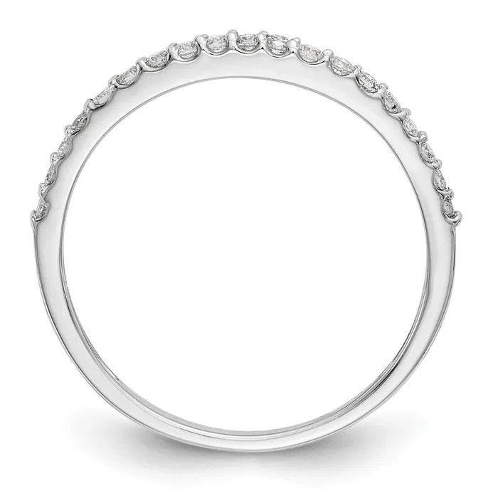 Rings goldiaca 14K White Gold Real Diamond Band