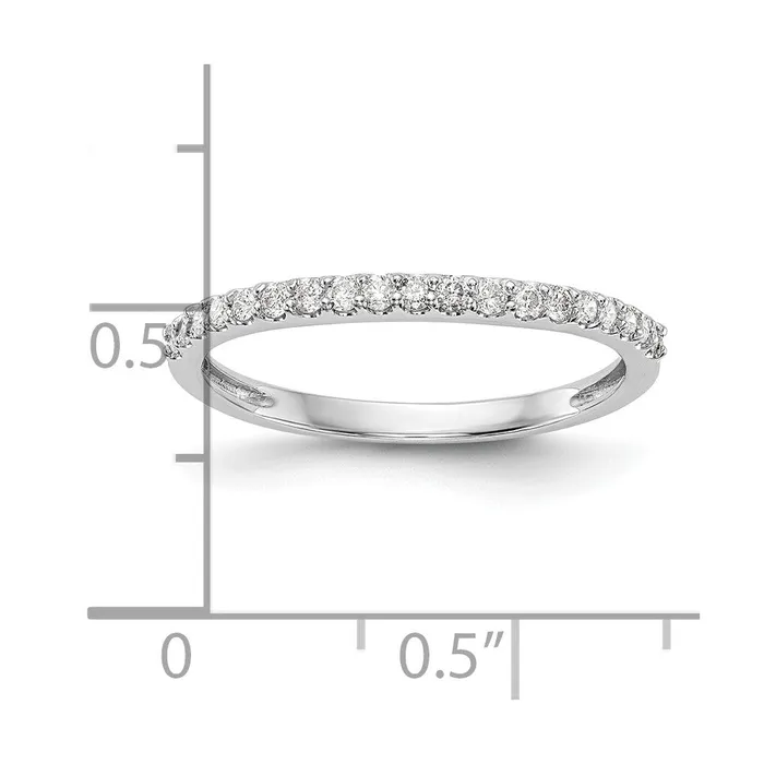 Rings goldiaca 14K White Gold Real Diamond Band